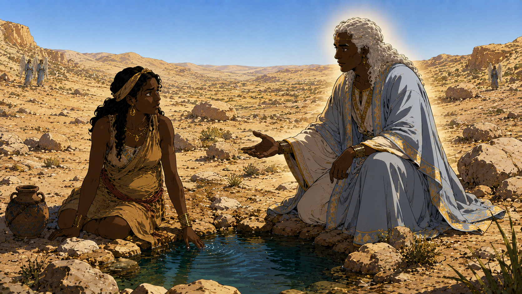 Hagar and the Angel at the Spring